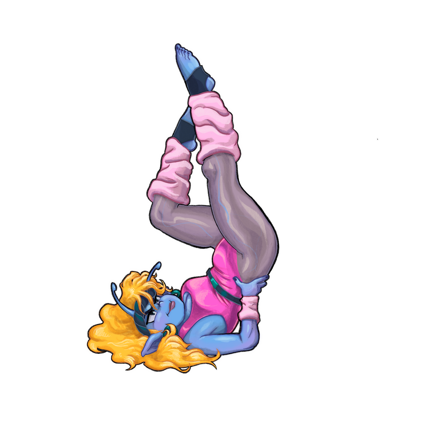 Alien Aerobics Abduction Sticker Pack