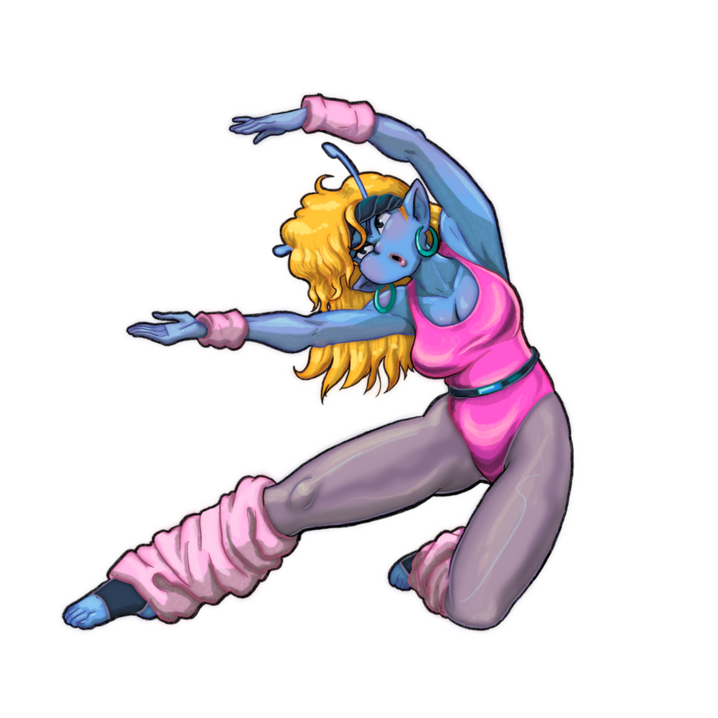 Alien Aerobics Abduction Sticker Pack